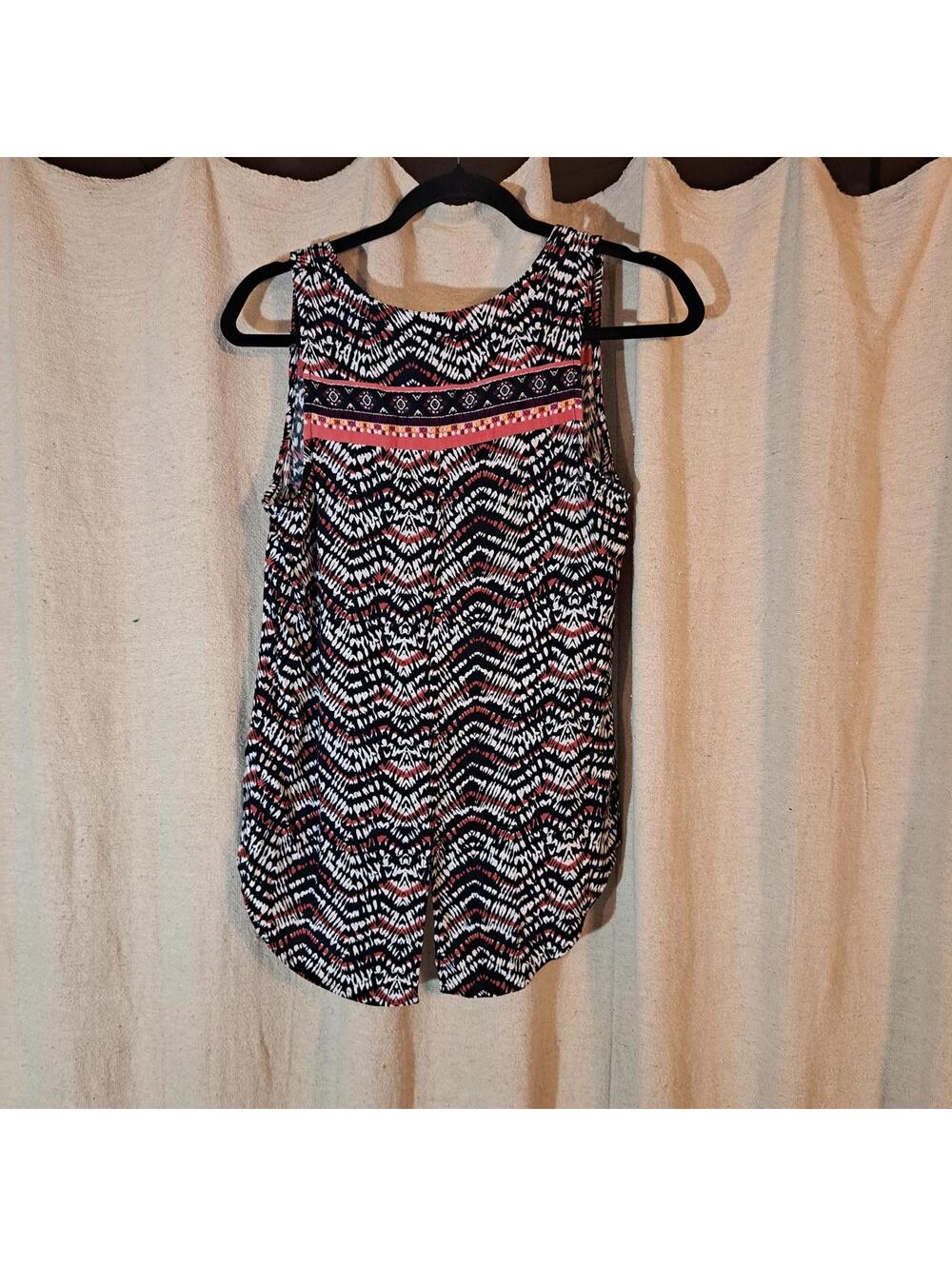 Sanctuary Sleeveless Patterned Tank Top Size Small